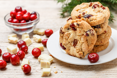 Cranberry White Chocolate Chip Cookie