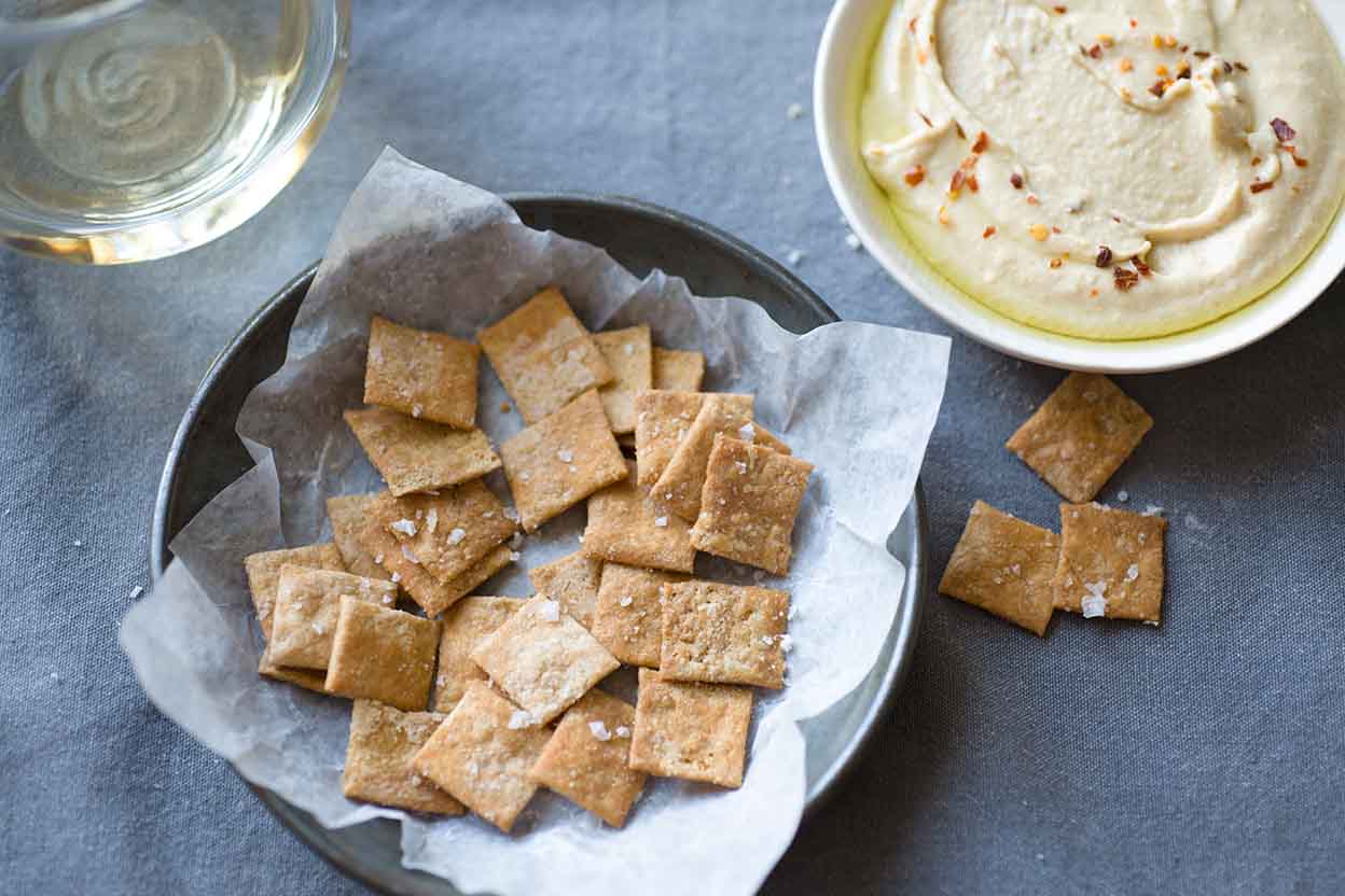 Sprouted Wheat Crackers