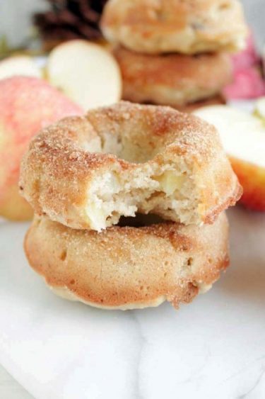 Gluten-Free Apple Walnut Baked Doughnuts