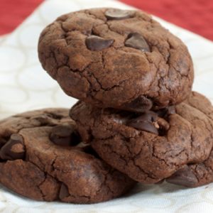 Bittersweet Chocolate Mocha Cookies